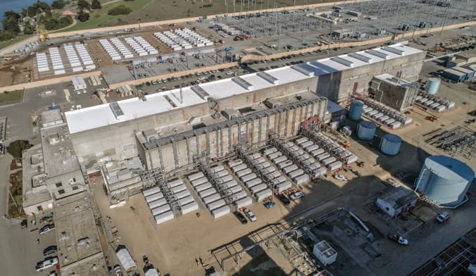 big battery installations in Moss Landing