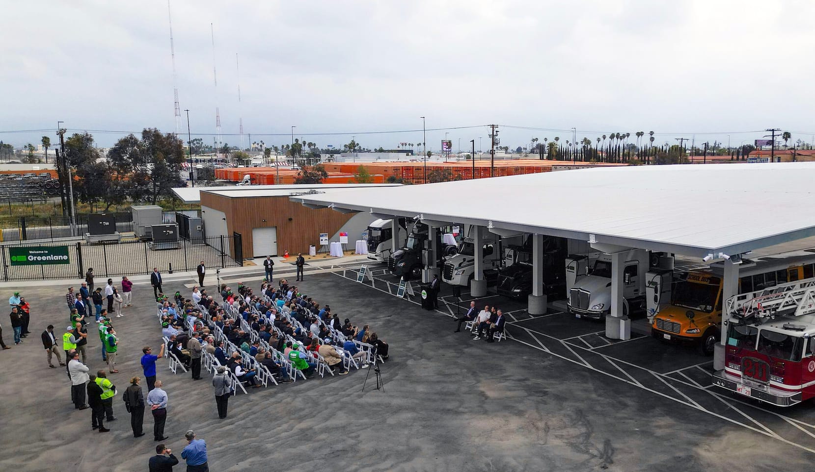 Greenlane held a ribbon cutting for its first large-scale electric vehicle charging depot in Colton, California in April 2025