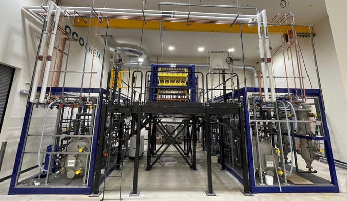 OCOchem’s pilot plant for producing formates via electrolytic cells